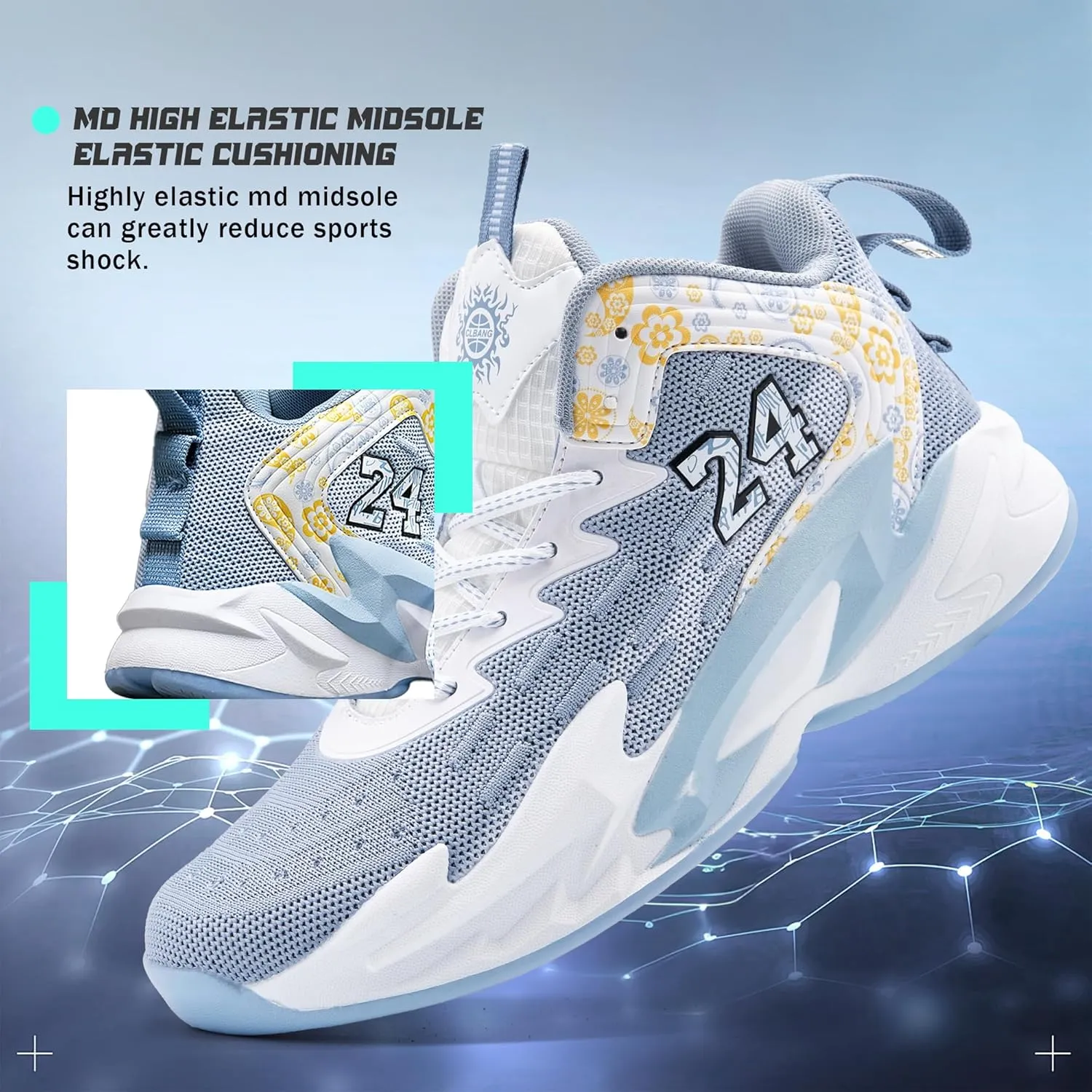 Men Basketball Shose Breathable Men Non Slip Outdoor Fashion Sneakers