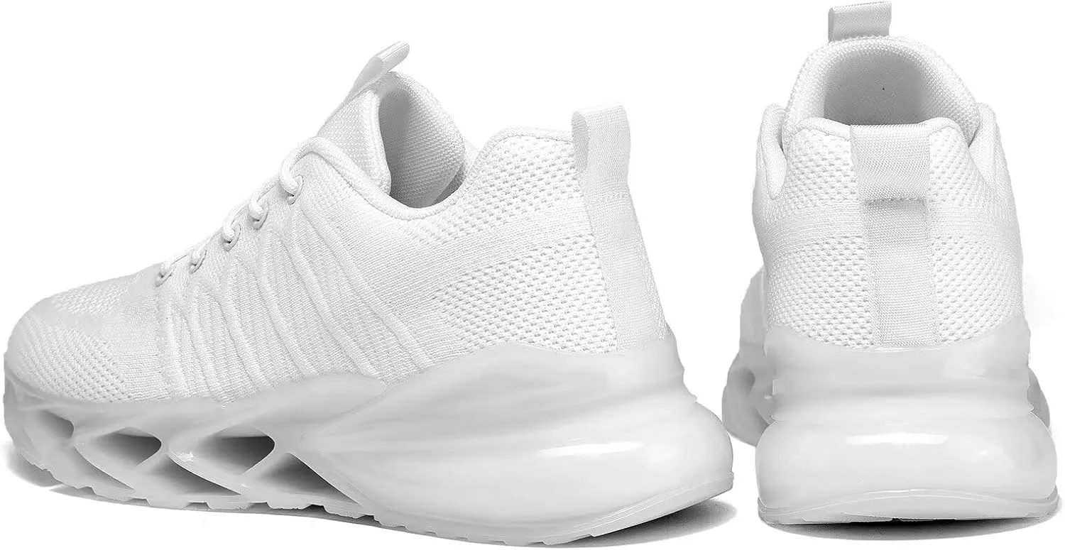 Mens Air Cushion Running Shoes Non Slip Fashion Sport Gym Jogging Tennis Fitness Blade Sneakers Walking Tennis Basketball