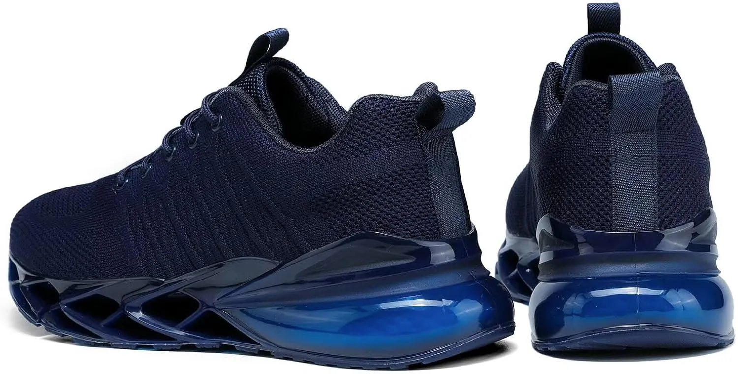 Mens Air Cushion Running Shoes Non Slip Fashion Sport Gym Jogging Tennis Fitness Blade Sneakers Walking Tennis Basketball