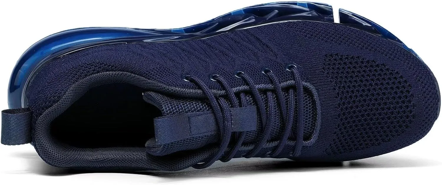 Mens Air Cushion Running Shoes Non Slip Fashion Sport Gym Jogging Tennis Fitness Blade Sneakers Walking Tennis Basketball