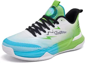 Men's Basketball Shoes Fashion Breathable Sneakers Comfortable Leightweight Running Athletic Lace-Up Non Slip Sport Outdoor Shoe