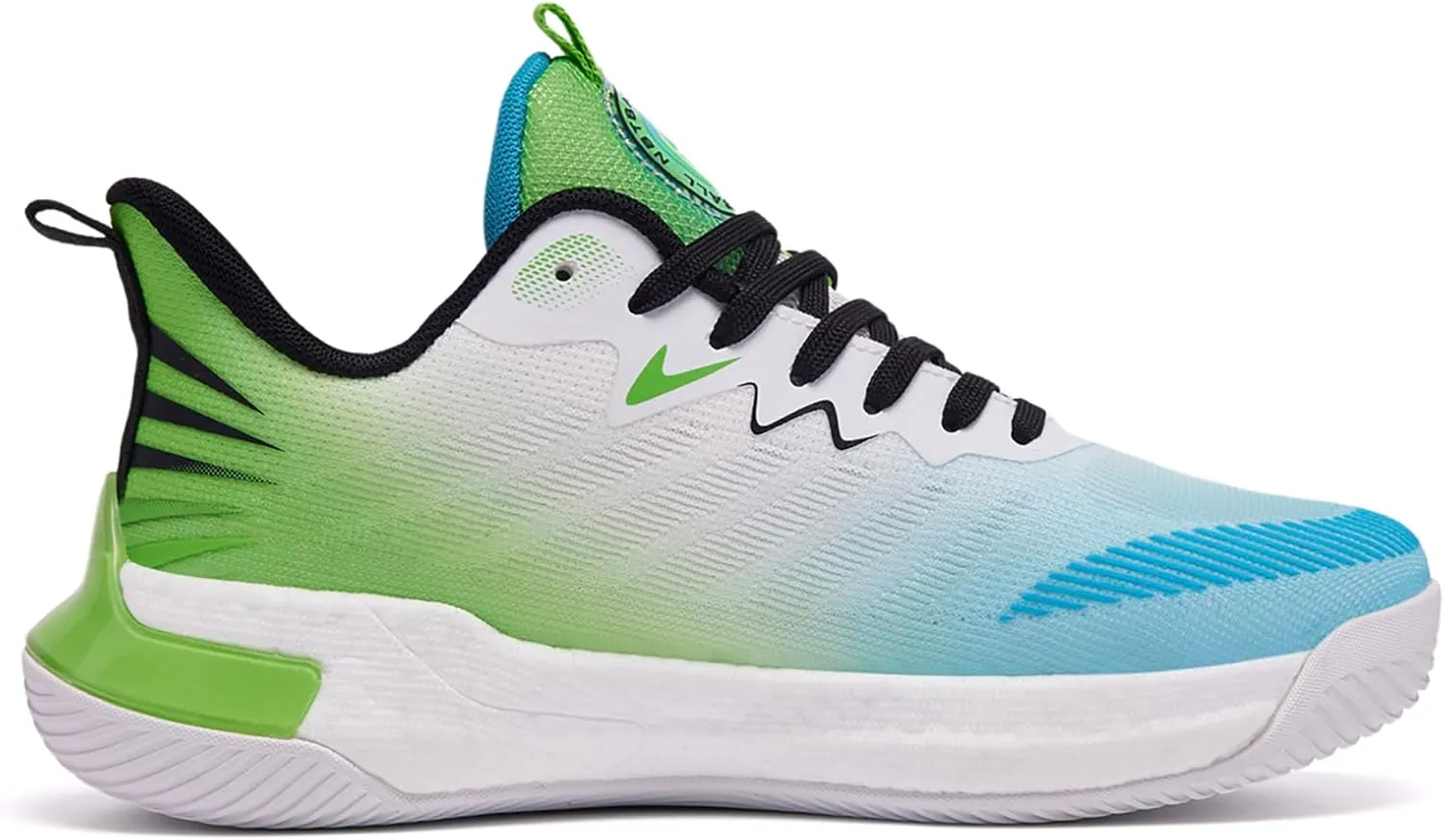 Men's Basketball Shoes Fashion Breathable Sneakers Comfortable Leightweight Running Athletic Lace-Up Non Slip Sport Outdoor Shoe