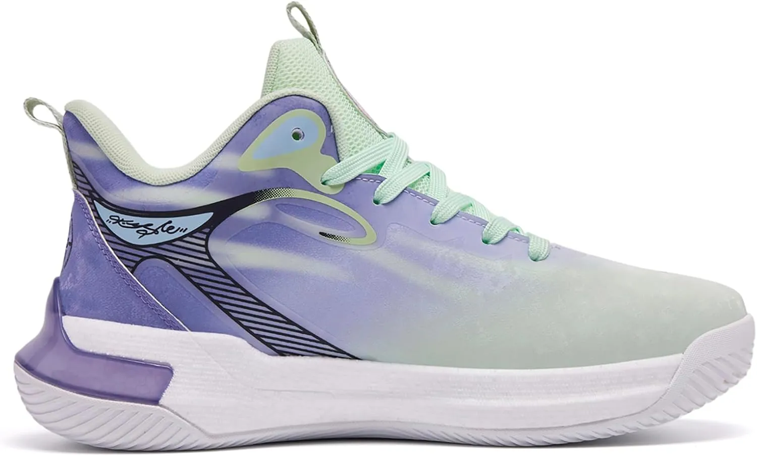 Mens Basketball Shoes Fashion Sneakers Athletic Comfortable Breathable Leightweight Lace-Up Outdoor Non Slip Sport Shoe