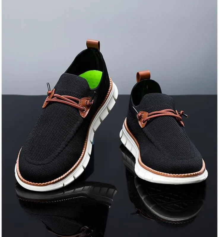 Men's Casual Dress Slip-On Shoes Walking Hiking Mesh Breathable Hands Free Sneakers Lightweight Comfortable Loafers