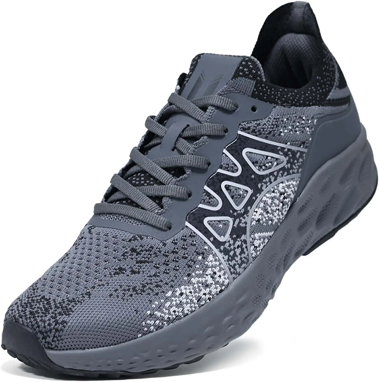 Men's Lightweight Walking Shoes - Slip on Cushioned Sneakers for Tennis, Fitness and Everyday wear