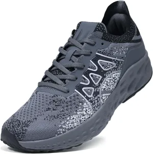 Men's Lightweight Walking Shoes - Slip on Cushioned Sneakers for Tennis, Fitness and Everyday wear