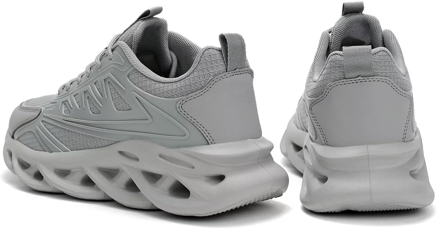 Men's Road-Running-Shoes Walking Fashion Athletic Sneakers Working Gym Comfort Lightweight Mesh Soft Sole Shoes