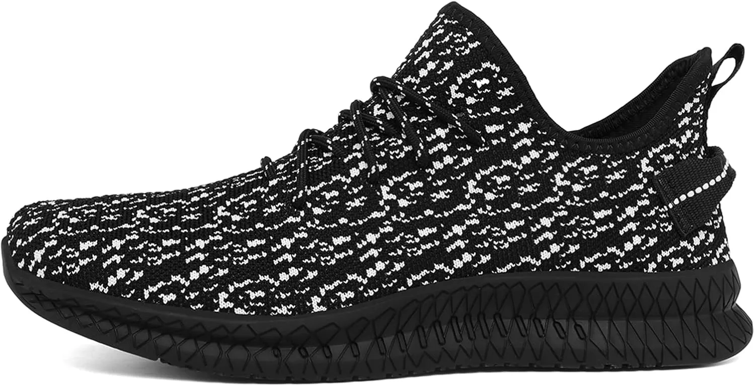 Men's Running Shoes - Lightweight Athletic Sneakers with Breathable Mesh, Non-Slip Sole for Gym, Walking, and Daily Wear - Available in Sizes 14-18