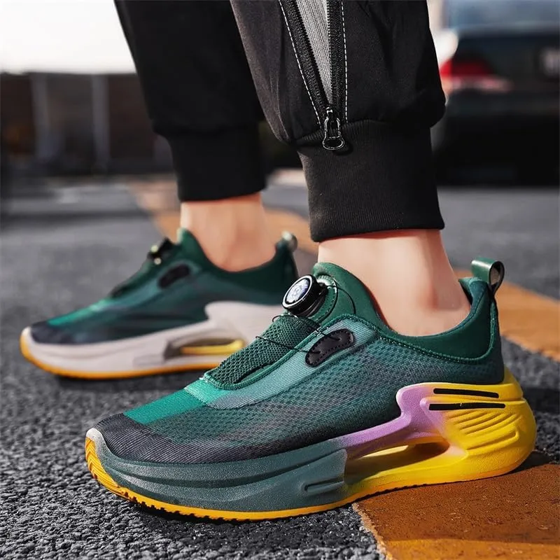 Men's Running Shoes, Non Slip, Breathable, Lightweight Fashion Sneakers, Slip Resistant Athletic Sports Walking Gym Work Shoes