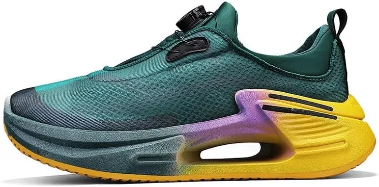 Men's Running Shoes, Non Slip, Breathable, Lightweight Fashion Sneakers, Slip Resistant Athletic Sports Walking Gym Work Shoes
