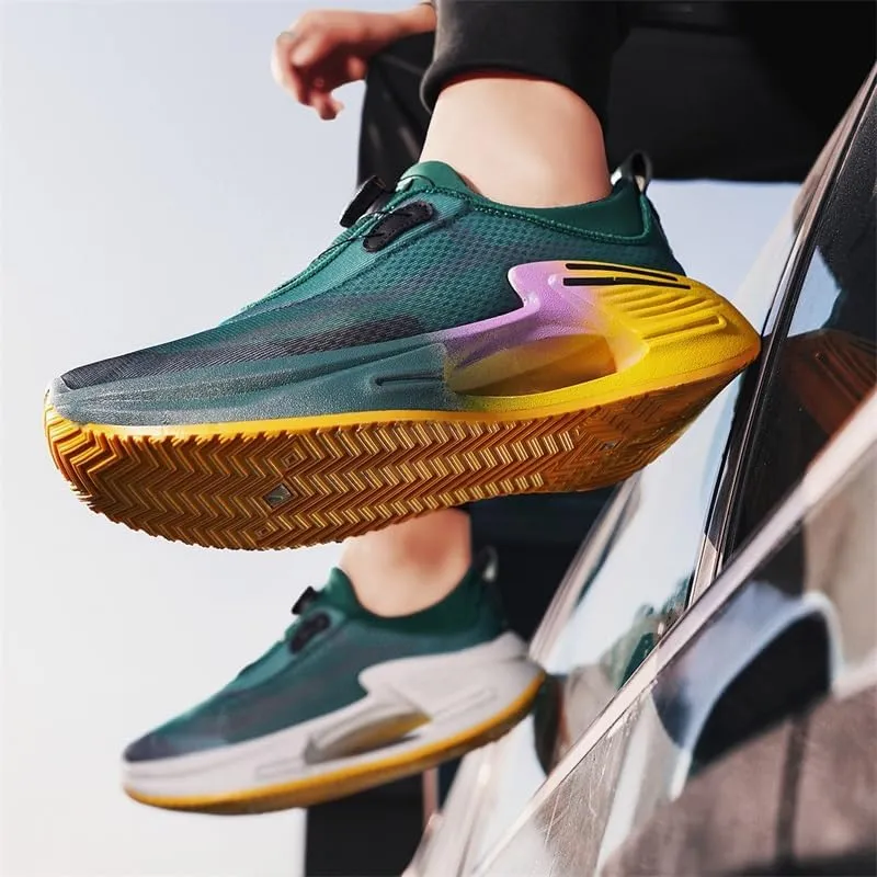 Men's Running Shoes, Non Slip, Breathable, Lightweight Fashion Sneakers, Slip Resistant Athletic Sports Walking Gym Work Shoes