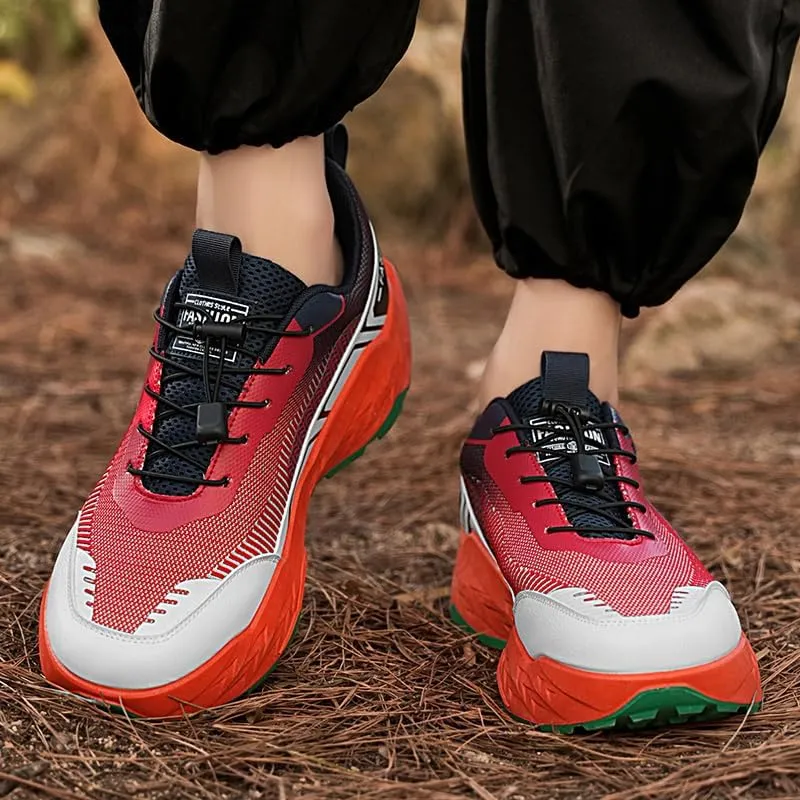 Men's Running Shoes, Non Slip, Breathable, Lightweight Fashion Sneakers, Slip Resistant Athletic Sports Walking Gym Work Shoes