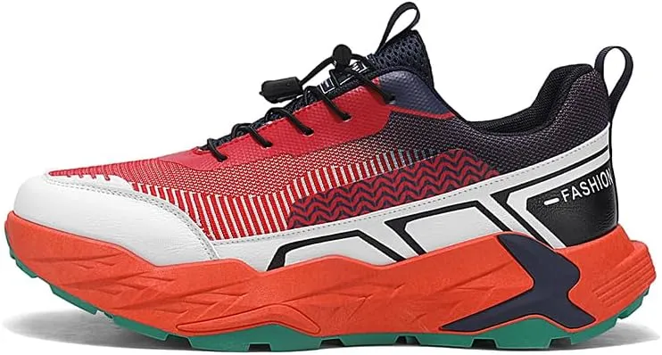 Men's Running Shoes, Non Slip, Breathable, Lightweight Fashion Sneakers, Slip Resistant Athletic Sports Walking Gym Work Shoes