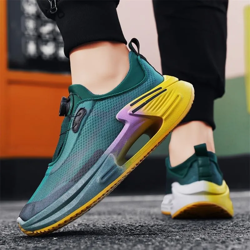 Men's Running Shoes, Non Slip, Breathable, Lightweight Fashion Sneakers, Slip Resistant Athletic Sports Walking Gym Work Shoes
