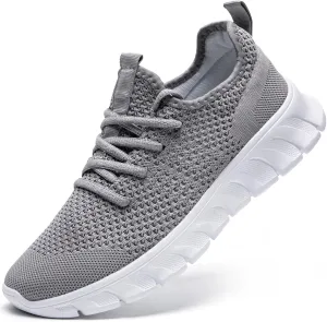 Mens Running Shoes Slip On Tennis Walking Sneakers Workout Athletic Lightweight Casual Sport Shoes