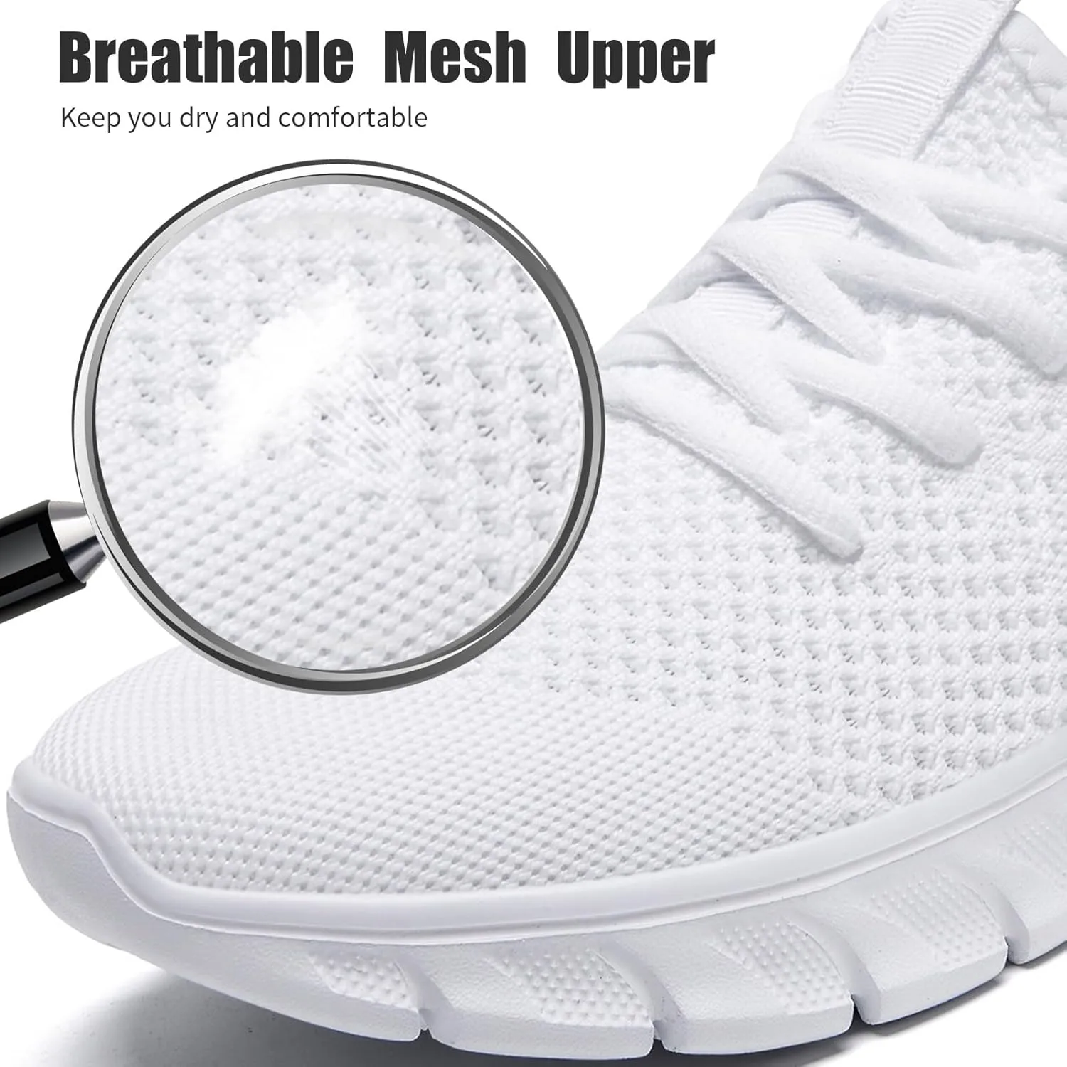 Mens Running Shoes Slip On Tennis Walking Sneakers Workout Athletic Lightweight Casual Sport Shoes