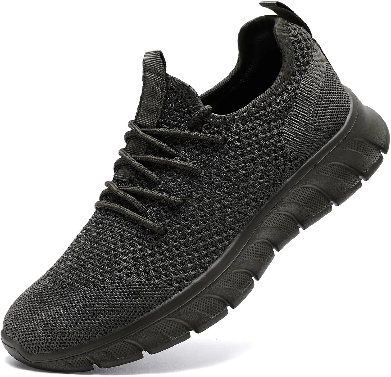 Mens Running Shoes Slip On Tennis Walking Sneakers Workout Athletic Lightweight Casual Sport Shoes