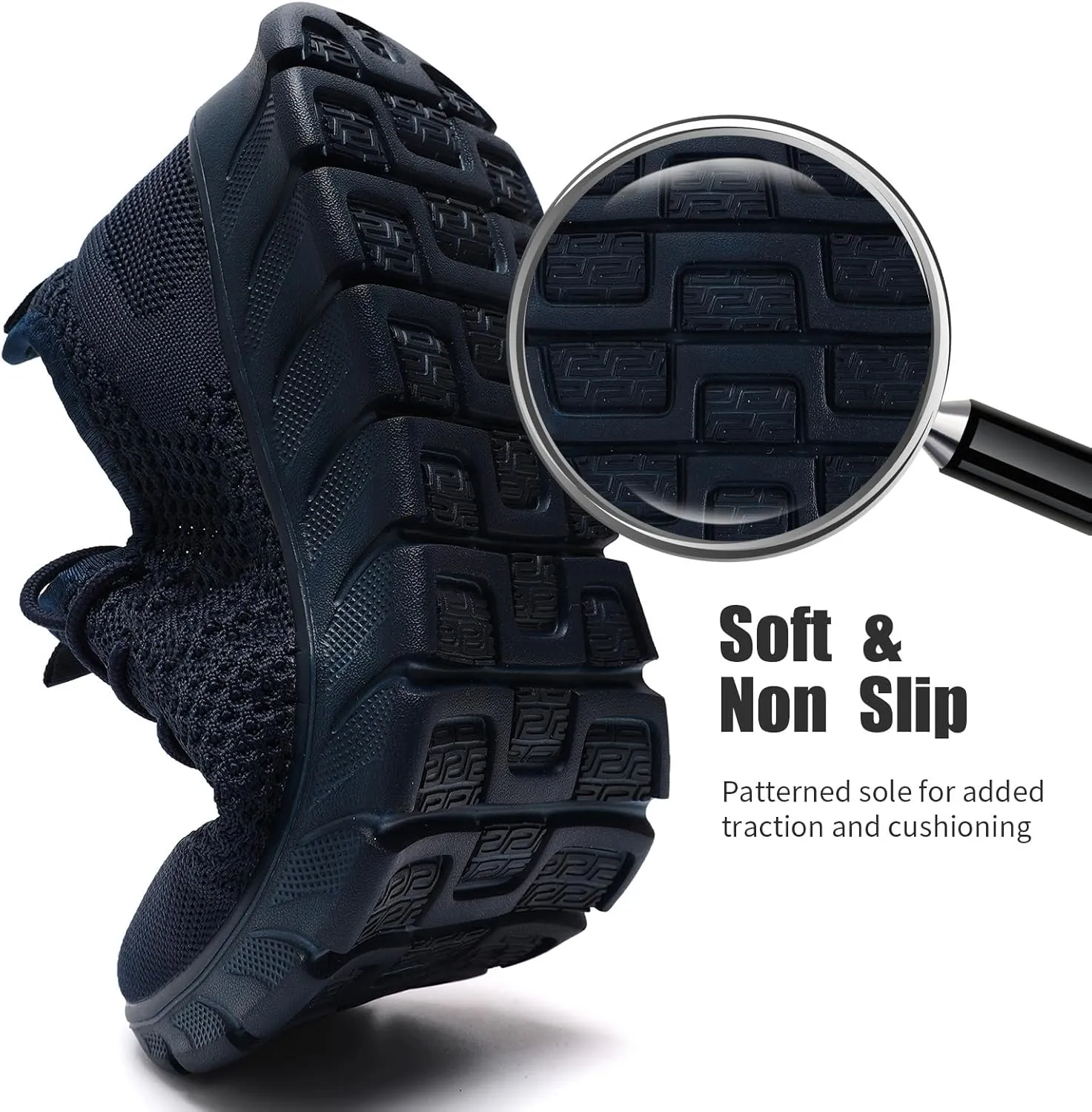 Mens Running Shoes Slip On Tennis Walking Sneakers Workout Athletic Lightweight Casual Sport Shoes