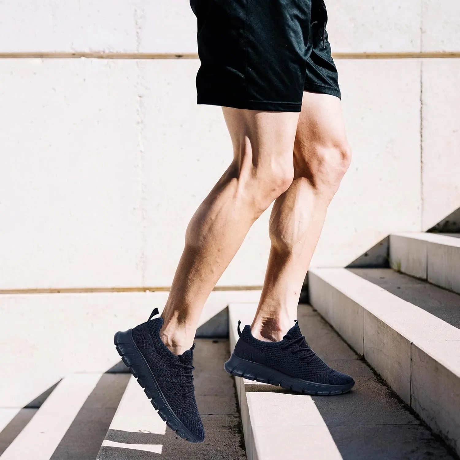 Mens Running Shoes Slip On Tennis Walking Sneakers Workout Athletic Lightweight Casual Sport Shoes