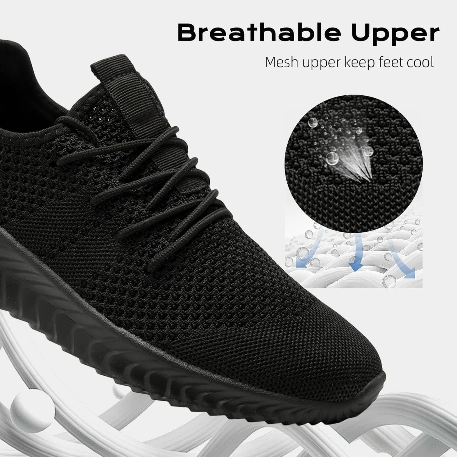 Mens Running Shoes Tennis Walking Gym Workout Slip On Athletic Fashion Sneakers Sports Shoes