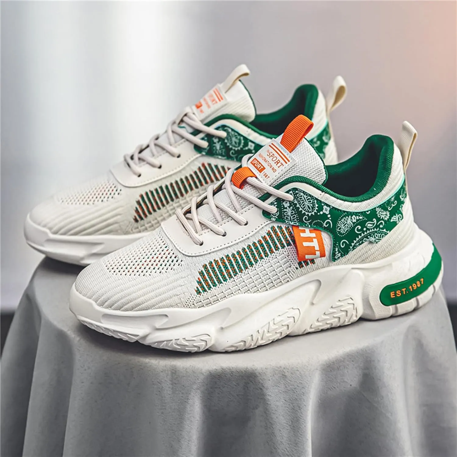Mens Running Tennis Walking Shoes Cushioning Mens Sneakers Workout Casual Sports Shoes for Men