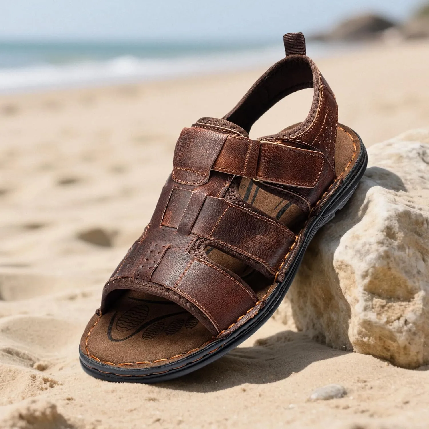 Men's Sandals Non-slip Water Sandals Comfortable Sport Sandals Open Toe Casual Beach Sandals