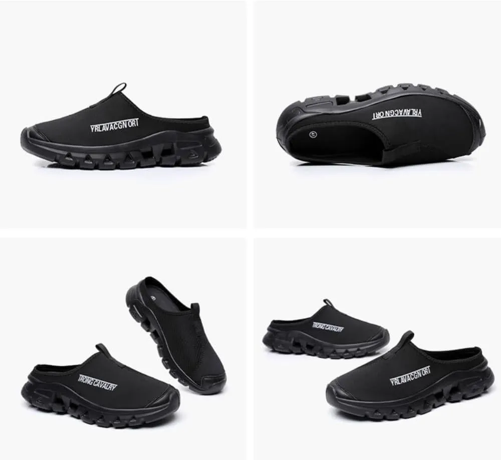 Men's Slip On Walking Shoes Hands Free Slippers Loafers Lightweight Comfortable Breathable Casual Anti-Slip Sneakers