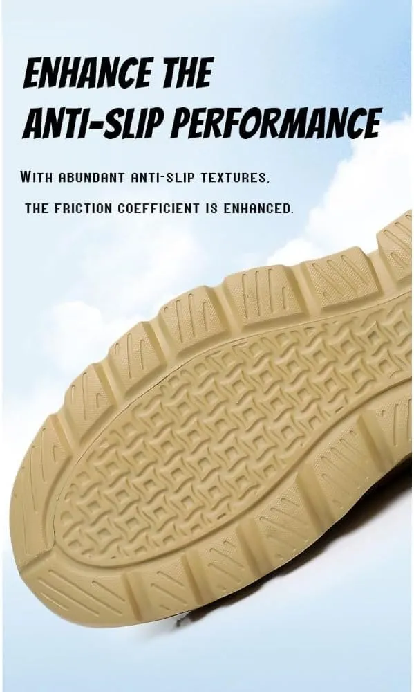 Men's Slip On Walking Shoes Hands Free Slippers Loafers Lightweight Comfortable Breathable Casual Anti-Slip Sneakers