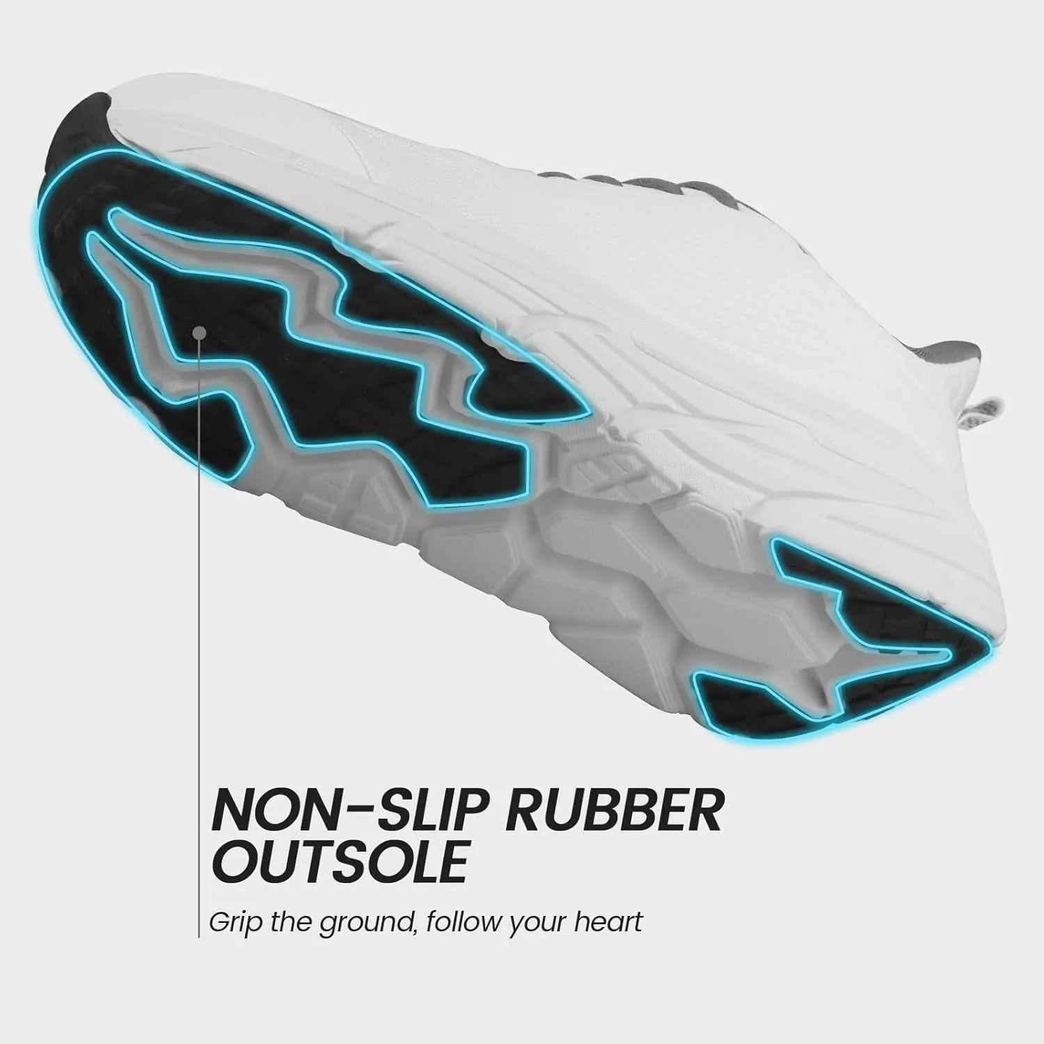Mens Slip On Walking Shoes Running Tennis Shoes for Athletic Workout Gym Casual Non Slip Training Sneakers Breathable Knit Upper Indoor Outdoor