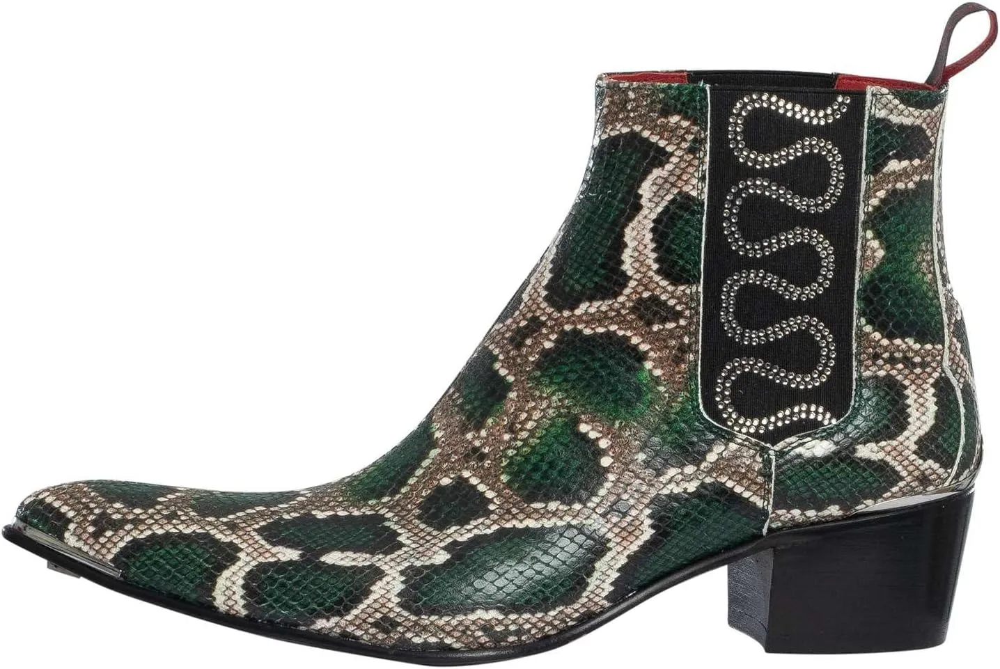 Men's Snake Nayade Chelsea Boots, Forest