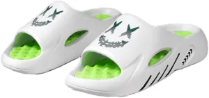 Men's Trendy Pillow Slides, Soft Sole Lightweight Home Shower Slides, Non-slip Beach Slides, Comfort Slippers, Massage, EVA Sandals
