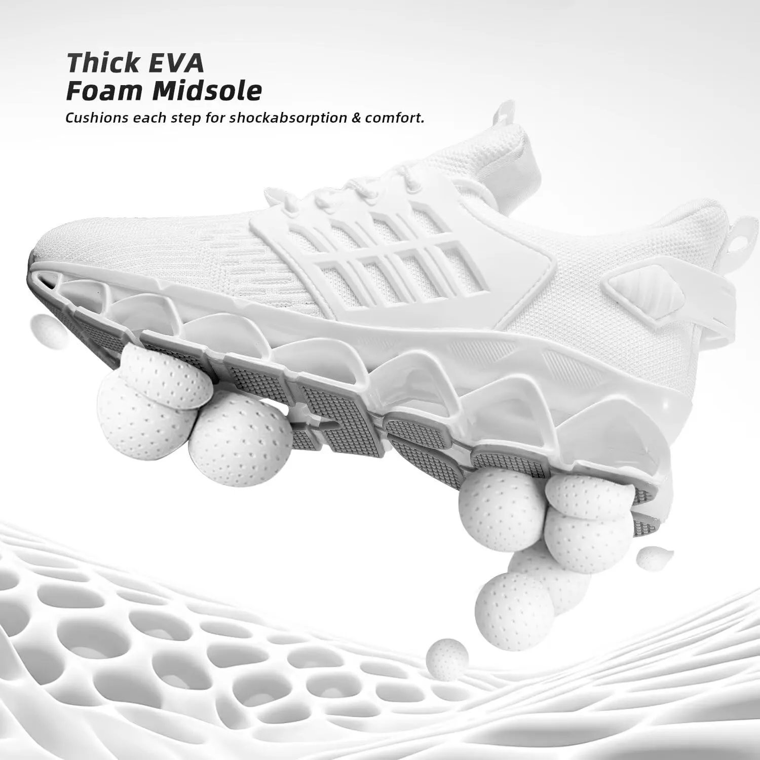 Mens Walking Shoes Slip on Blade Tennis Casual Fashion Trail Running Sneakers Comfort Non Slip Work Sport Athletic Trainers