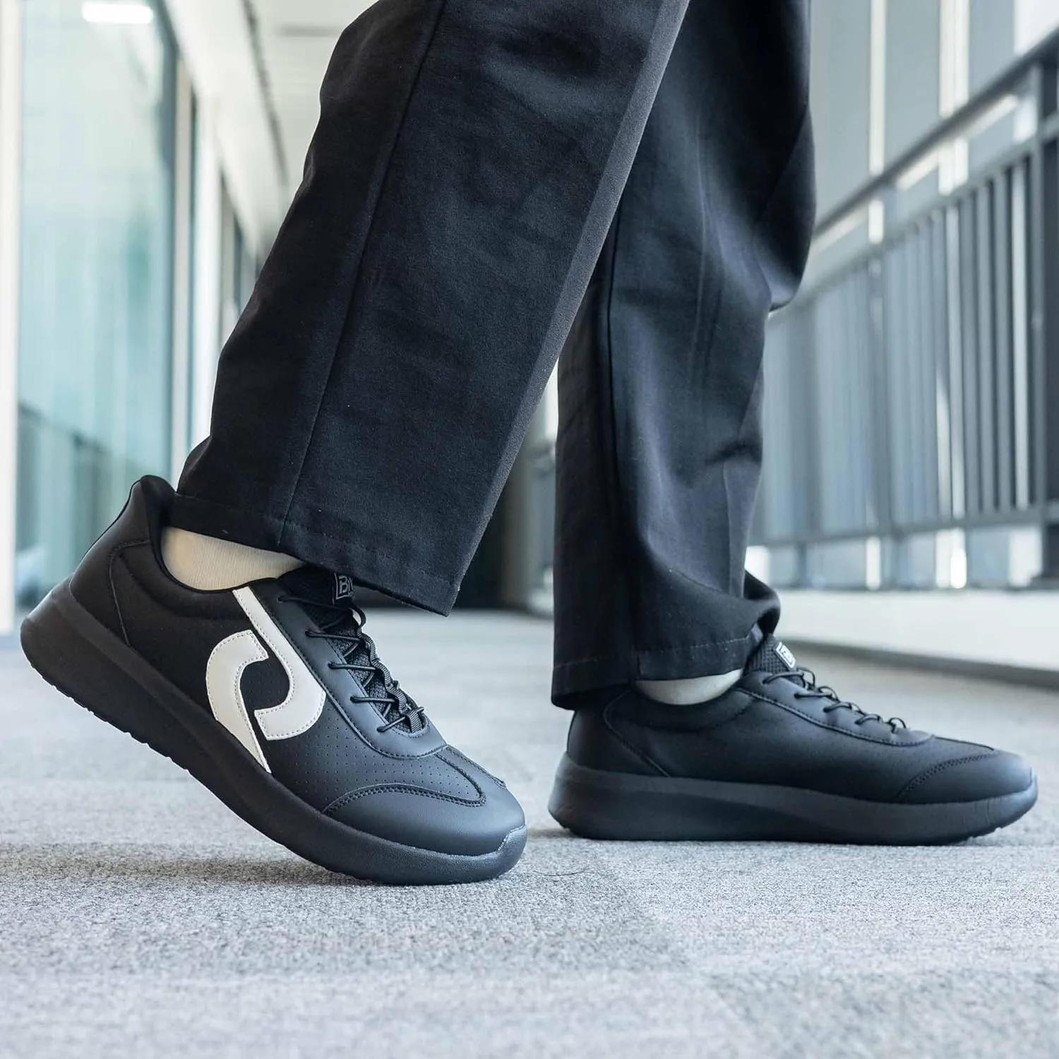 Mens Wide Toe Box Walking Shoes Arch Support Tennis Sneakers Zero Drop Minimalist Casual Shoes Size 7-12