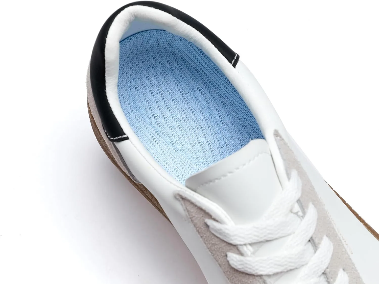 Men's Women's Fashion Sneakers Casual Leather Lace-up Sneakers Non-Slip Comfortable Casual Walking Shoes Breathable Non-Slip Running Tennis Outdoor Shoes