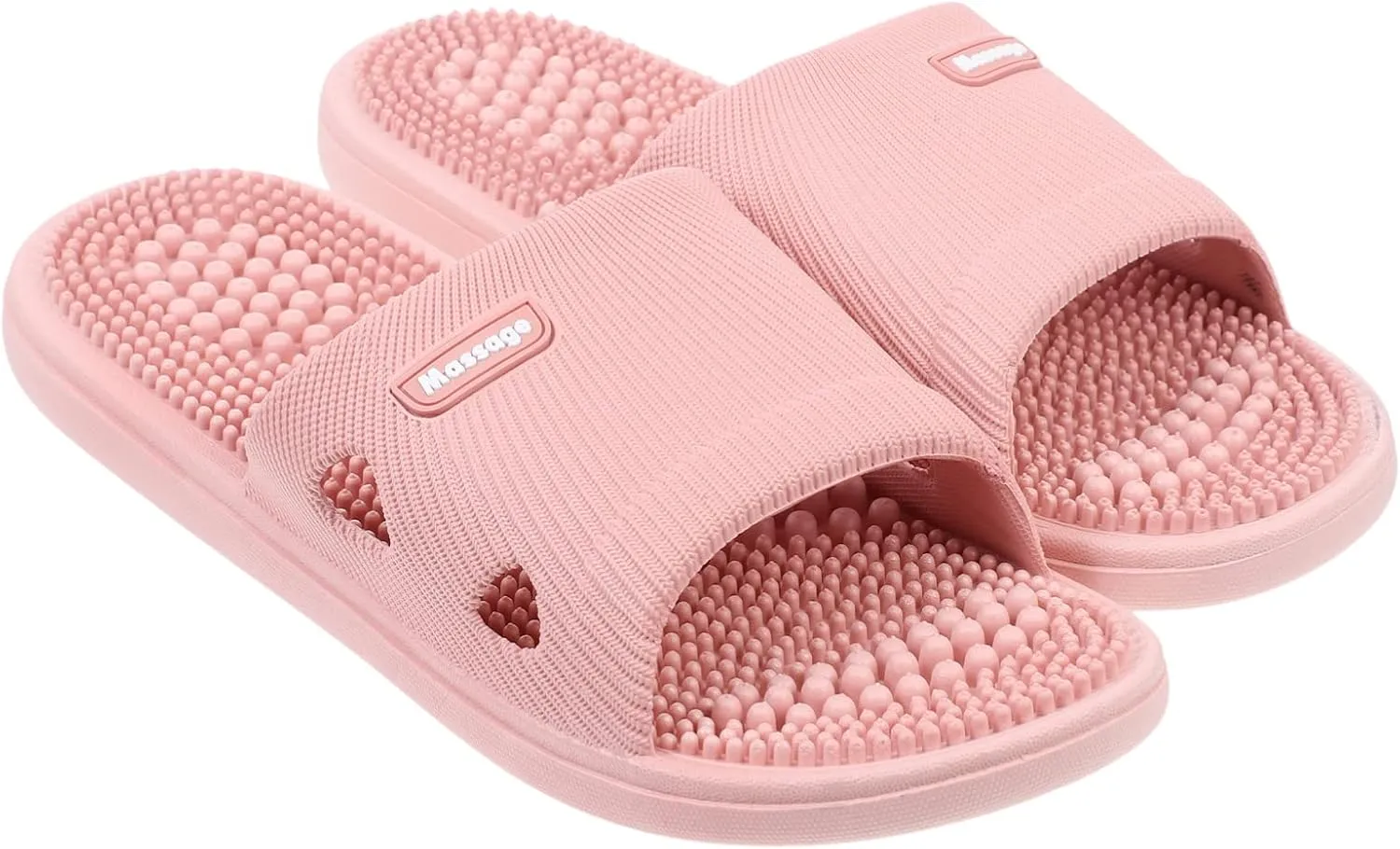 Milisten Mens House Slippers Foot Massage Slippers Summer Home Non- slip Elastic Unisex Sandals for Shower Indoor (, 36-37) Women House Slippers