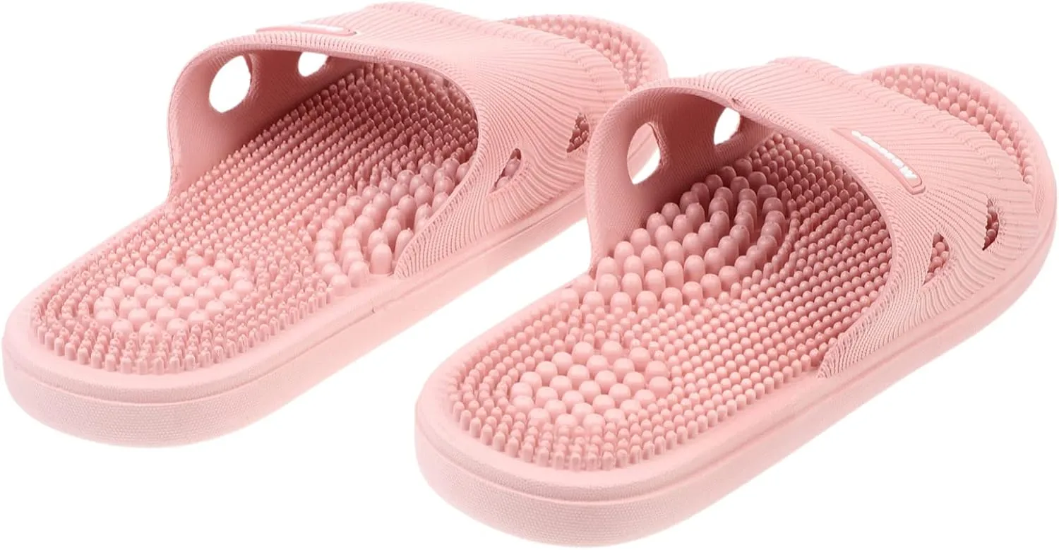 Milisten Mens House Slippers Foot Massage Slippers Summer Home Non- slip Elastic Unisex Sandals for Shower Indoor (, 36-37) Women House Slippers