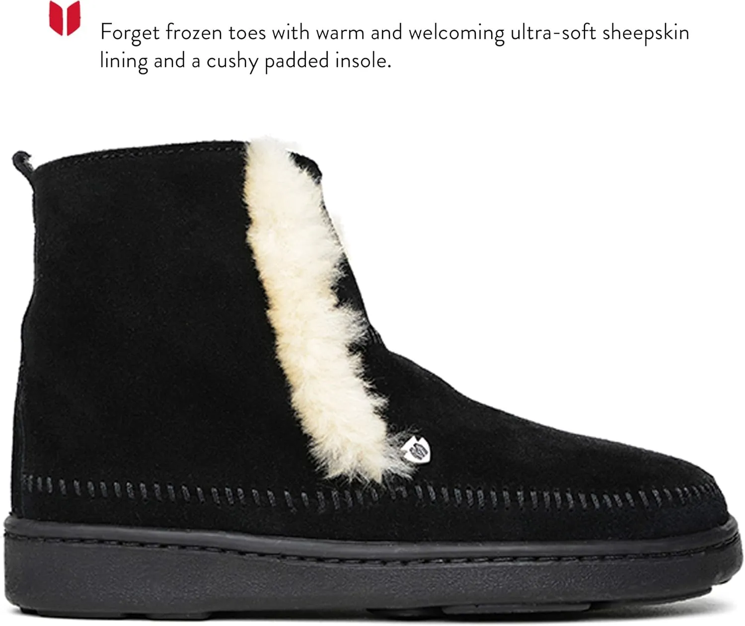 Minnetonka Women's Jade Suede Sheepskin Boots