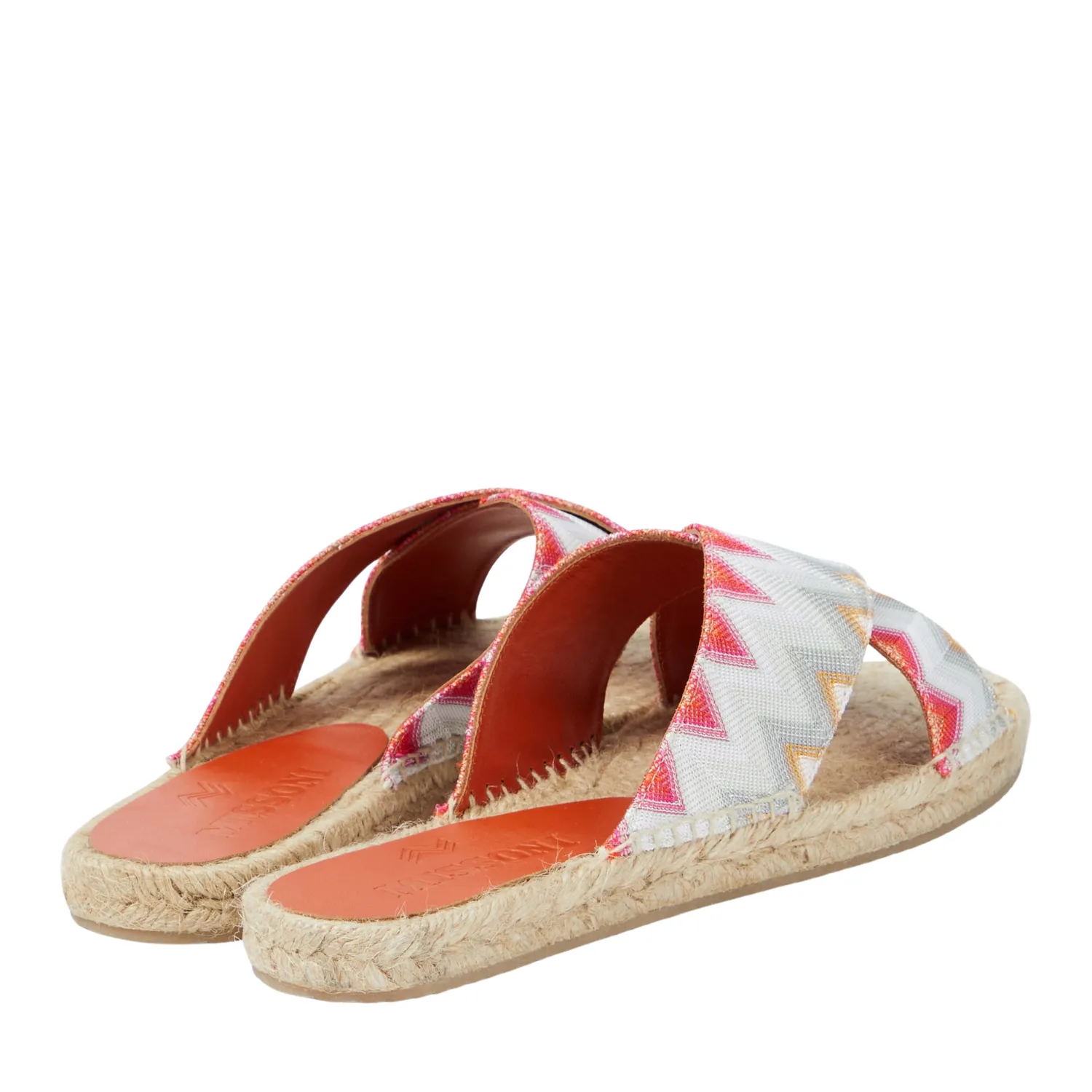 MISSONI ZIGZAG PRINT WOVEN SANDALS