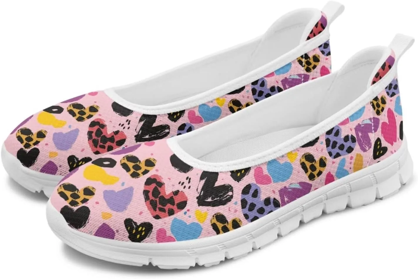 Modysero Womens Slip On Flats Round Toe for Summer Spring Work Womens Walking Shoes Trendy Daily Flats Shoes for Ladies