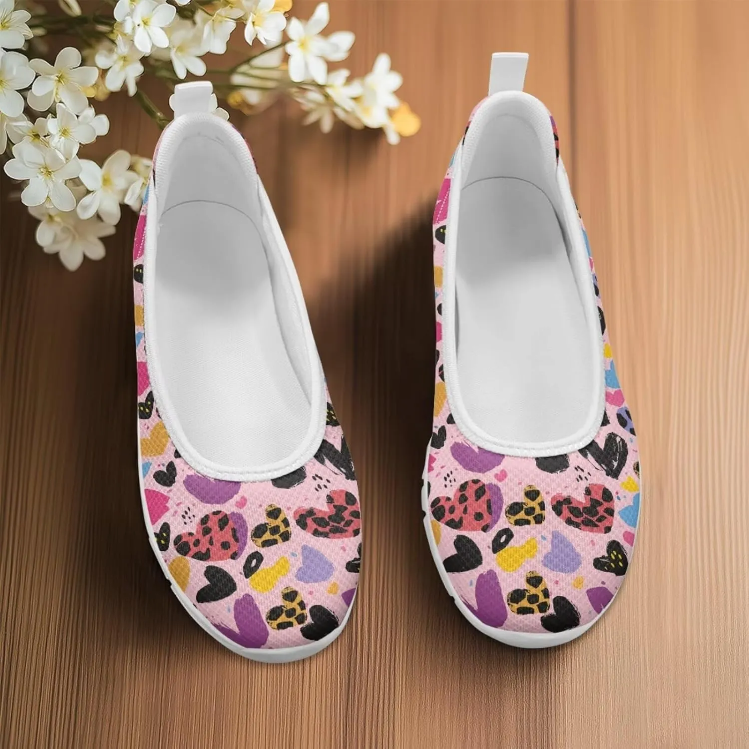 Modysero Womens Slip On Flats Round Toe for Summer Spring Work Womens Walking Shoes Trendy Daily Flats Shoes for Ladies