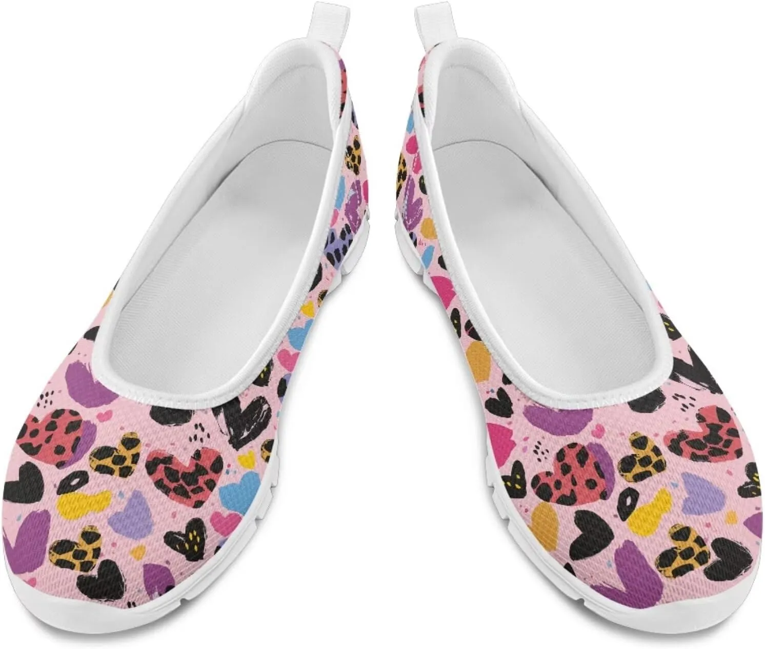 Modysero Womens Slip On Flats Round Toe for Summer Spring Work Womens Walking Shoes Trendy Daily Flats Shoes for Ladies
