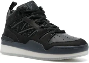 Moncler Men's Pivot Black High Top Sneakers 11