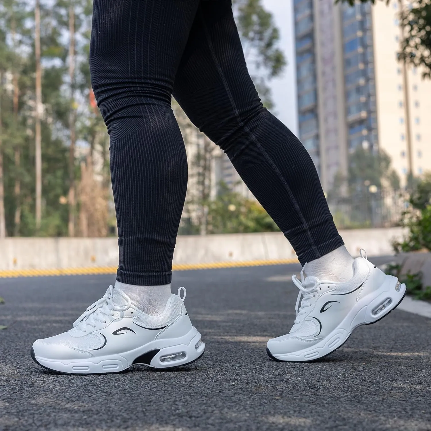 N BESUNEW Womens Walking Shoes for Plantar Fasciitis Arch Support Orthotic Running Sneakers Air Athletic Tennis Shoes US 6.5-11
