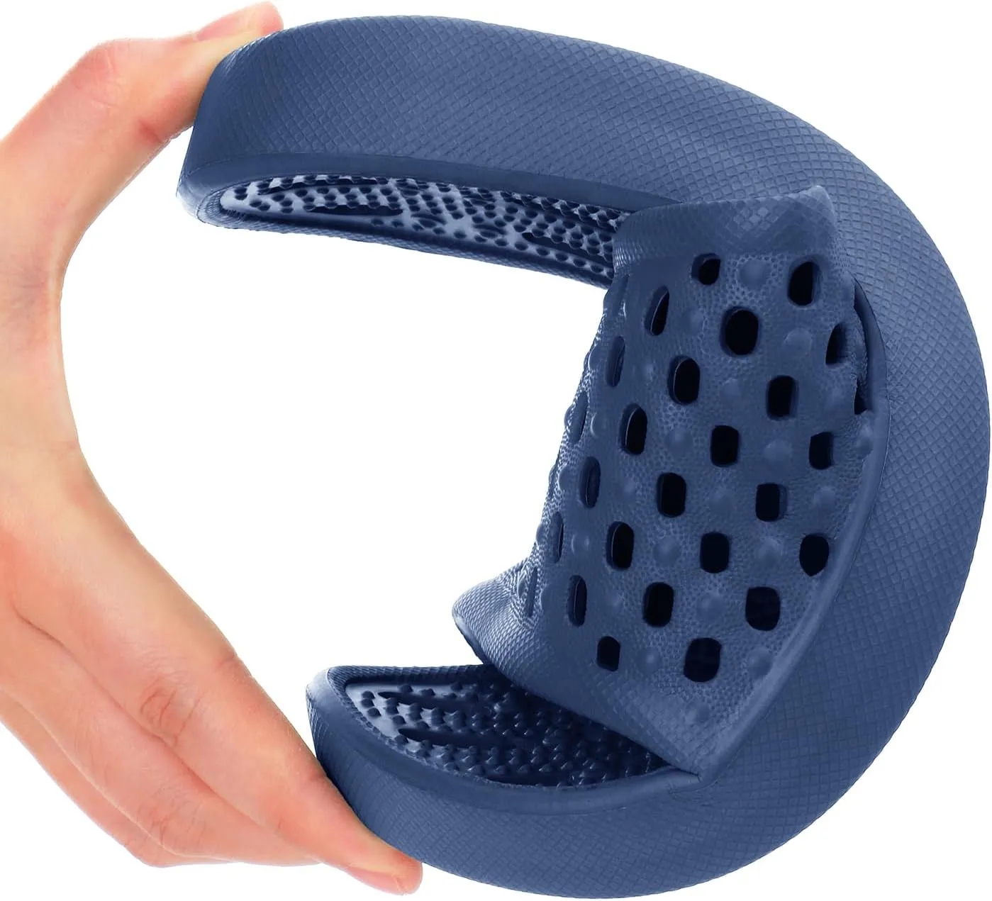 NewDenBer Bathroom Shower Shoes for Women and Men Non-Slip Quick Drying Beach Pool Shower Slides Sandals with Drain Holes
