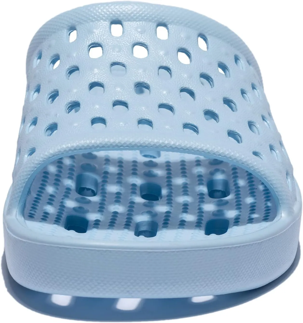 NewDenBer Bathroom Shower Shoes for Women and Men Non-Slip Quick Drying Beach Pool Shower Slides Sandals with Drain Holes