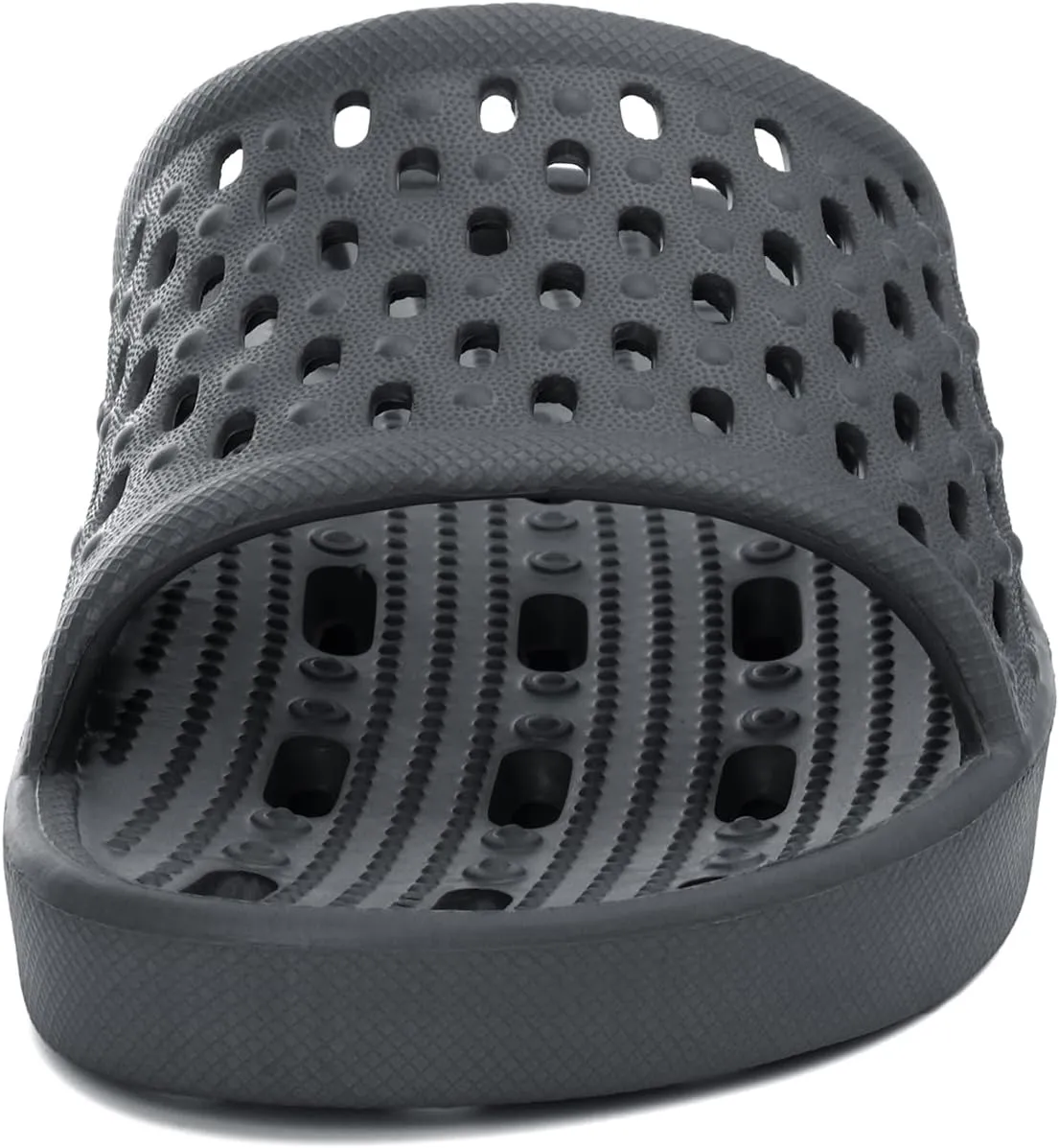 NewDenBer Bathroom Shower Shoes for Women and Men Non-Slip Quick Drying Beach Pool Shower Slides Sandals with Drain Holes