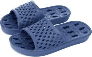 NewDenBer Bathroom Shower Shoes for Women and Men Non-Slip Quick Drying Beach Pool Shower Slides Sandals with Drain Holes