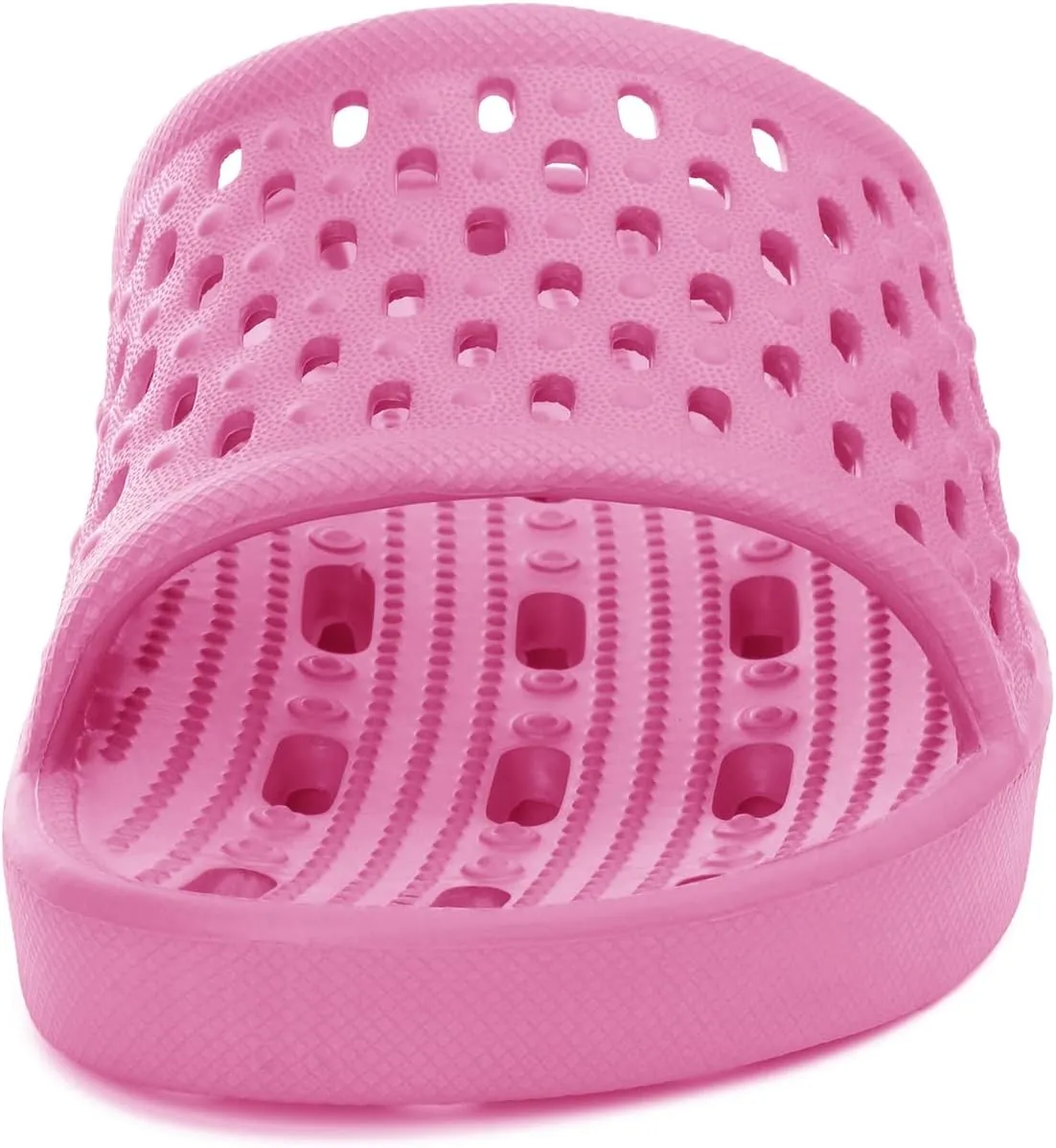 NewDenBer Bathroom Shower Shoes for Women and Men Non-Slip Quick Drying Beach Pool Shower Slides Sandals with Drain Holes