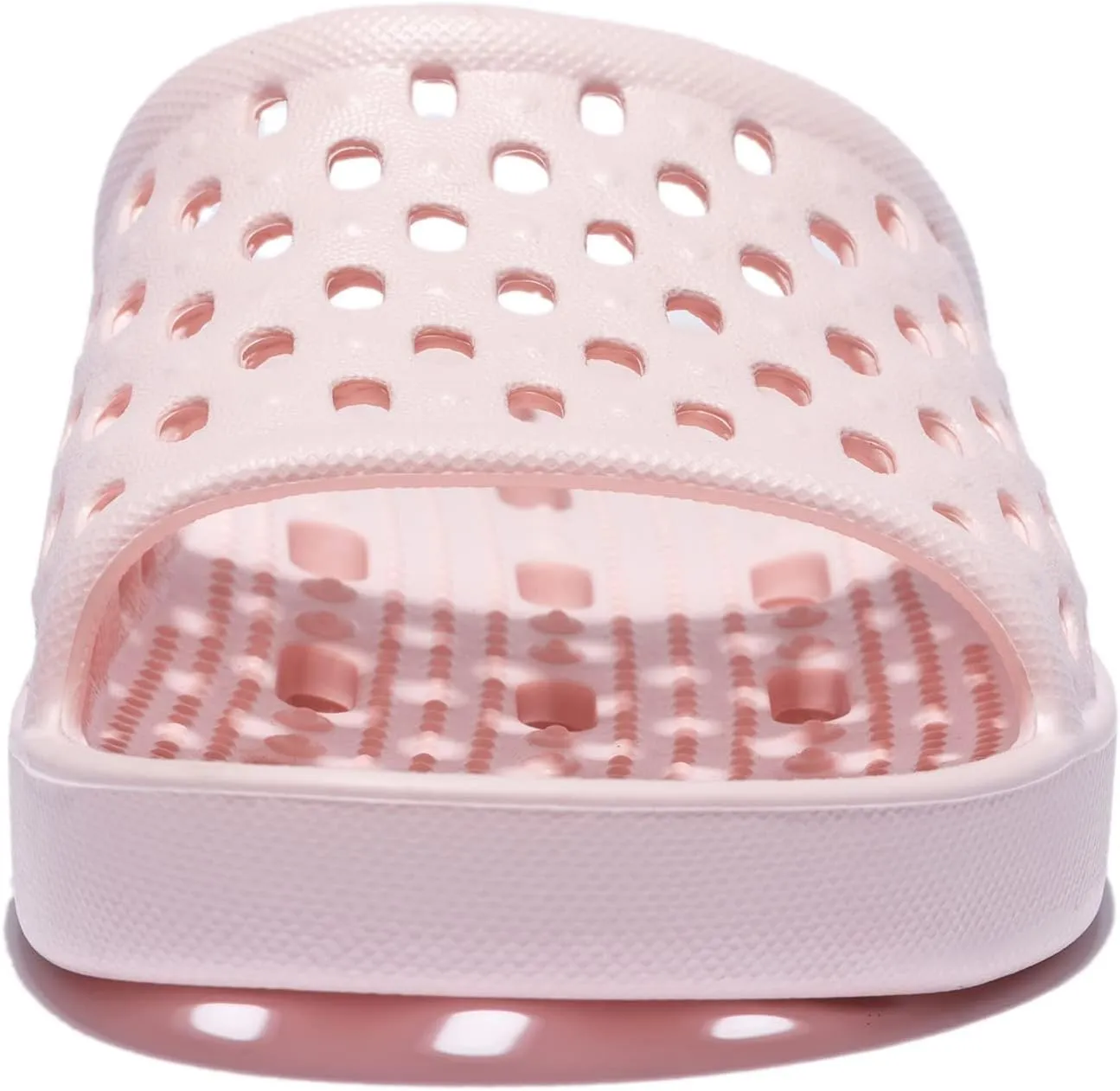 NewDenBer Bathroom Shower Shoes for Women and Men Non-Slip Quick Drying Beach Pool Shower Slides Sandals with Drain Holes