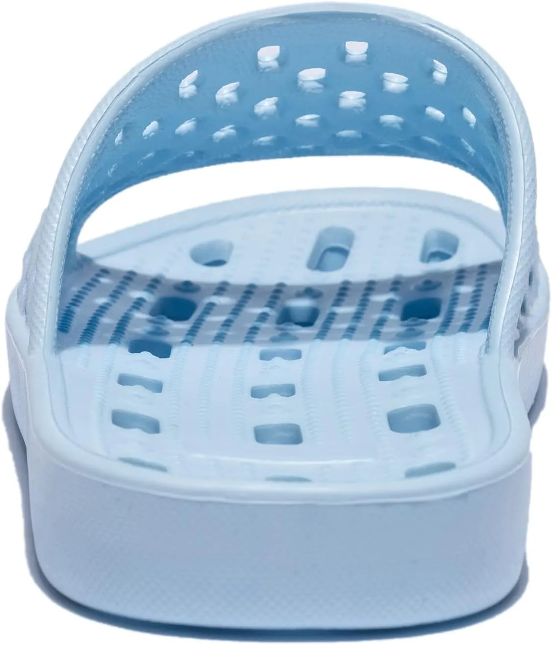 NewDenBer Bathroom Shower Shoes for Women and Men Non-Slip Quick Drying Beach Pool Shower Slides Sandals with Drain Holes